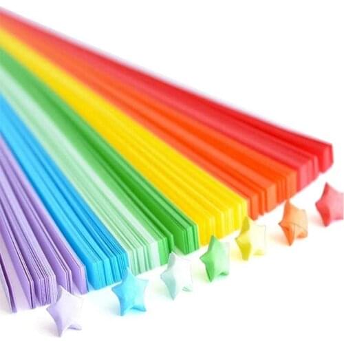 Origami Star Paper Strip Package, Origami Paper Stars, 27 Colors, 1350 Stripes