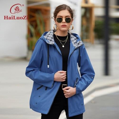 Женские плащи HaiLuoZi China At AliExpress