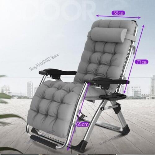 Jiajinhong Spring And Summer Style Folding Reclining Chair Lunch Bed Back Chair Lazy Home Multifunctional Portable Installation