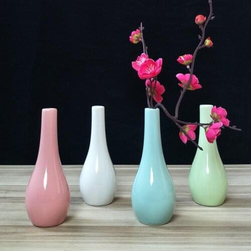 Ceramic Vase For Home Decor Nordic Flower Pot Home Living Room Decoration Shatterproof Flower Vase Cachepot For Flowers Modern