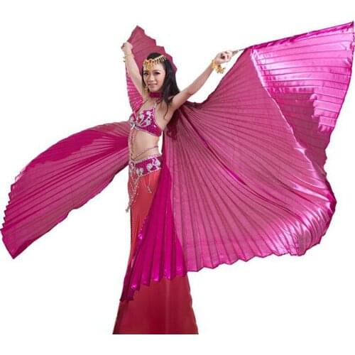 Belly Dance Opening Isis Wings Dance Performance Props High Quality Accessories Wings No Stick 6 Colors