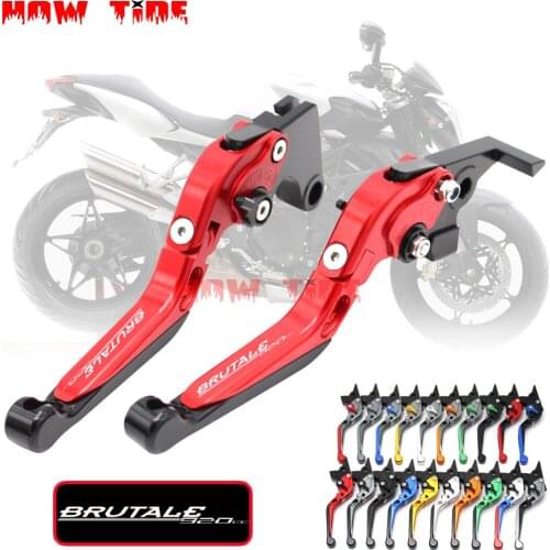 Motorcycle Folding Extendable CNC Moto Adjustable Clutch Brake Levers For MV Agusta BRUTALE 920 BRUTALE920 2013-2016