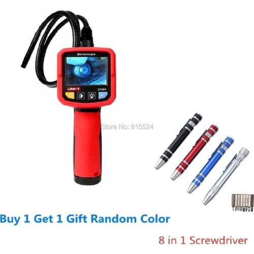 UNI-T UT665 Industrial Endoscope Borescope Peeper Vehicle Internal Maintenance Inspection Pipeline Detector Waterproof Probe