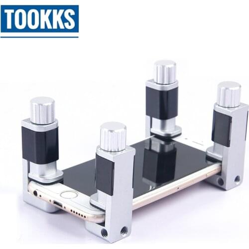 4Pcs/Lot Adjustable Rubber LCD Screen Clip Fixture Fastening Clamp For Iphone Samsung Ipad Phone Table Repair