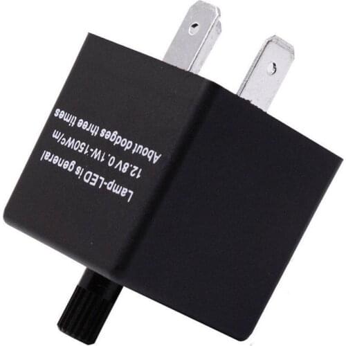 3-Pin CF13 Car Flasher Relay Adjustable Turn Signal Flash Light Hyper Blinker LED Bulbs Flasher Relay Switch Auto Accessories