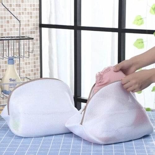 2020 New Washing Bag Home Use Mesh Clothing Underwear Organizer Useful Mesh Net Bra Wash Bag zipper Laundry Bag