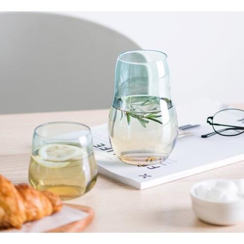 Glass Mug Milk Tea Coffee Cup Drinking Tumbler Mug Wine Glass Coffee Cups Latte Cups Glass Whisky Glass Beer Cup Women Men