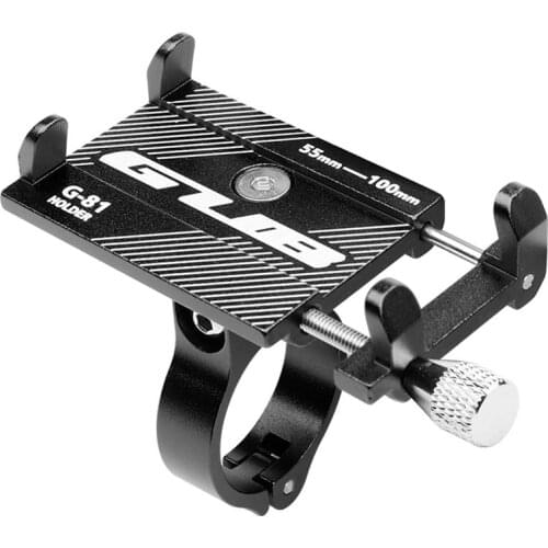 GUB Bike Accessories Plus 6 Aluminum Bicycle Phone Mount Bracket Adjustable Bike Phone Stand holder for 3.5-6.2 inch Smartphone