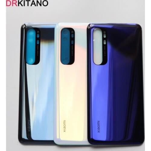 NEW Back Glass For Xiaomi Mi NOTE 10 Lite Battery Cover Back Housing Glass Panel Rear Door Case For Xiaomi Mi Note 10 Lite