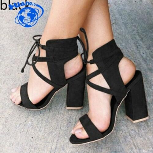 HUANQIU 2018 spring/summer large size 35-43 shoes women super high hollow round head thick with sandals women shoes ZLL523