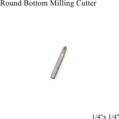 1/4" Shank x 1/4" 5/16" 3/8" 1/2" Blade Woodworking Round Bottom Router Bit Tool Knife Tungsten Carbide Endmill Milling Cutter