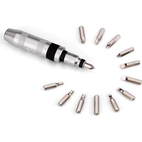 13pcs Positive and negative blow Stubborn screw Heavy Duty Impact impact screwdriver Bits Set Case Tools For Loosen Screws