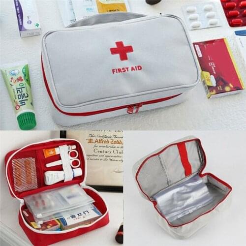 High Capacity Portable Multi-Layer First Aid Kit Pouch First Aid Bag Survival Medicine Home Office OutdoorTravel Rescue Bag