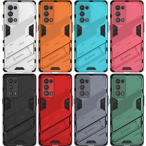 Shield Phone case For Reno 6 Pro Reno 5 5Z Reno 4 Lite case Hybrid Shockproof Holder stand Cover Fundas For Find X3 Lite X3 Neo