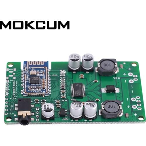 DC 12V 24V BK3266 Bluetooth 5.0 Mono Amplifier Board 20W/30W Bluetooth/MIC/AUX Audio Input Support Change Name and Password Call