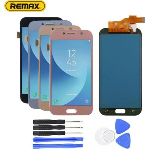 AMOLED For Sam-sung Galaxy A5 2017 A520 SM-A520F/W LCD Display Screen Touch Digitizer Assembly with a set of assembling tool