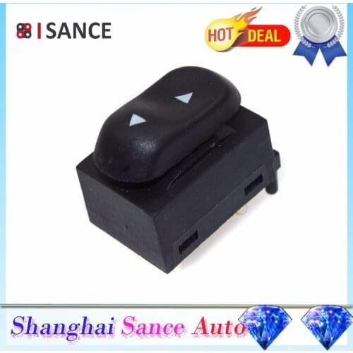 ISANCE Power Window Switch Single Button F4ZZ14529A F4ZZ-14529 For Ford Mustang 1994 1995 1996 1997 1998 1999 2000 2001-2004