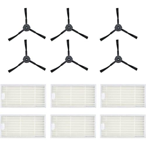 Top Sale 6X Side Brush 6X HEPA Filter Kit for CHUWI Ilife v5s v5 x5 ilife V3s v3s pro v3l v5s pro v50 Robot Vacuum Cleaner