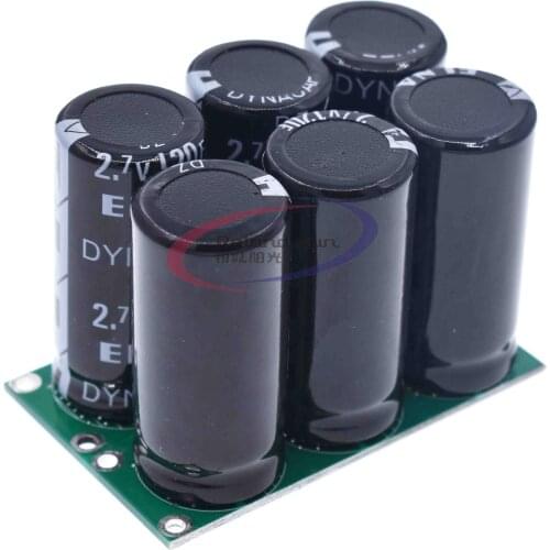 Farad Capacitors 2.7V 120F 6Pcs Super Capacitor With Protection Board New
