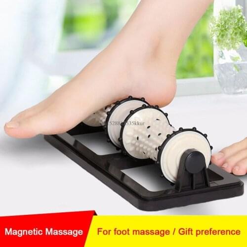 Magnetic Massage Foot Therapy Roller Magnet Heath Care Feet Foot Massager Fixed Bracket More Than 100 Acupoint Stimulation Relax