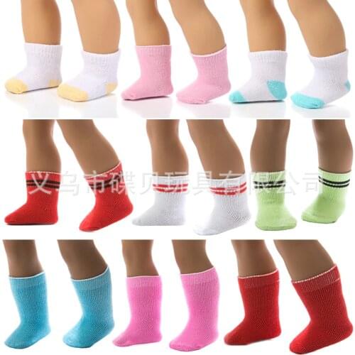 New Arrival Socks Fit 45cm American Girl Doll 18inch Girl Dolls Accessories