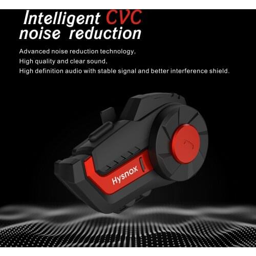 New Hysnox HY-01 1000M Motorcycle Helmet Intercom Helmet Waterproof Bluetooth Headset With FM Radio Interphone Headsets