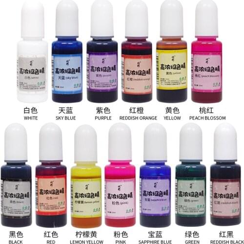 10ML Flower Favor Epoxy Resin Pigment Ink Colorant Dye Resin Jewelry Making Tool