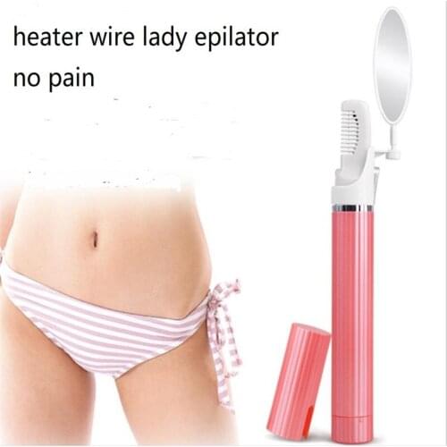 Portable Electric Heater Wire No Pain Permanent Lady Epilator Shaver Boy Hair Remover Bikin Clipper Women Haircut Shaving Razor