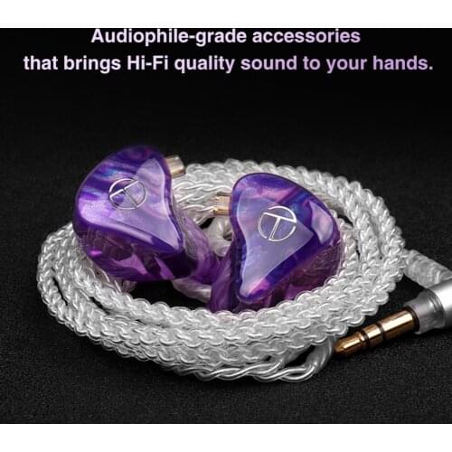 For TRN X7 Wired Earphone 7 Moving-iron HiFi Sound Universal Noise Reduction In-ear Earbud for Live Streaming