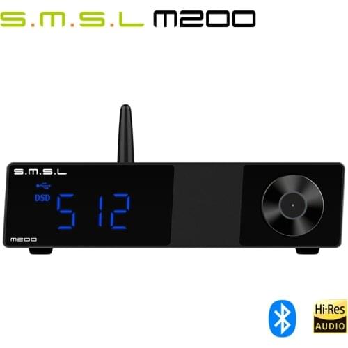 SMSL M200 + SMSL SP200 AK4497EQ DAC Bluetooth 5.0 Decoder Support 32Bit/768KHz DSD512 With Remote Control