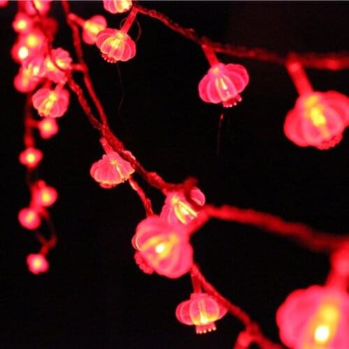 LED Lantern String Light Wedding Bedroom Festive Flash Color Lights New Year Garden Decoration String Lights Holiday Decoration