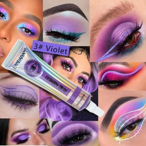 New Arrvial 12 Colors Matte Neon Eyeshadow Cream Pink Violet High Pigment Yellow Eye Shadow Dust Summer Matte Eyeshadow Cream