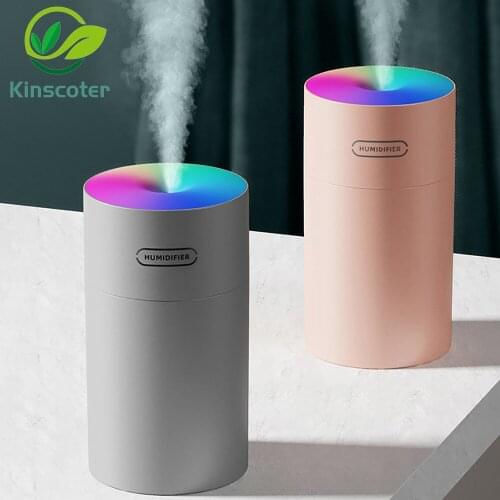 USB Air Humidifier Ultrasonic Aroma Diffuser Car Mist Maker With 7 Colors LED Lights Mini Office Air Purifier For Car Home