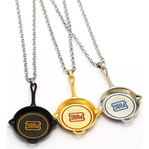 Jewelry Statement Pan Necklace Game Olive Branch Pan PUBG Necklace Link Chain New Skin Ornament Accessory
