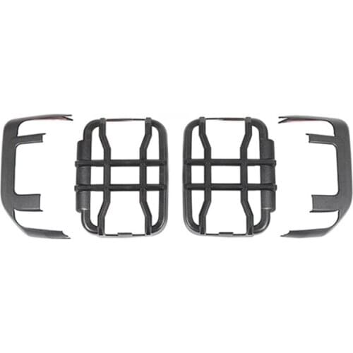 Car Tail Light Cover Rear Lamp Guards Protector Accessories for Jeep Gladiator JT 2018-2020 (LED Tail Light Only)