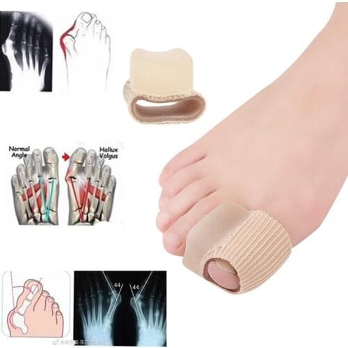 1 Pair Toe Silicone Bunion Guard Foot Care Orthopedic Toe Separators Finger Toe Separator Correction Pad Forefoot Pad Heels