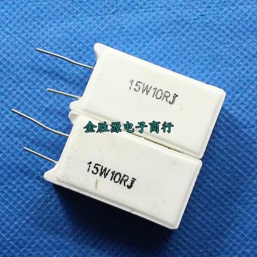 10PCS 15W10RJ 15W 10R 10WR5J 10W0.5RJ 0.5R 5W3.3RJ 3.3R 5W3R3J 3.3R 5W3R9J 3.9R