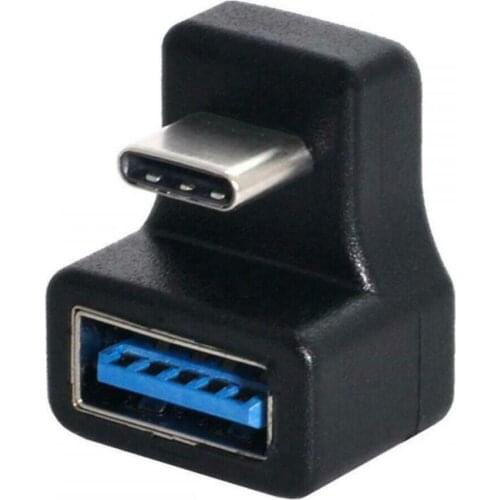 180 Degree U Disk Adapter Elbow USB-C Type-C Upper And Lower Elbow To 3.0 Female OTG Mobile Phone To U Disk Adapter