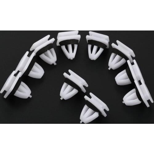 20 Sill Guard Moulding Auto Fasteners Side Skirt Rocker Cover Door Trim Clips For Honda Civic CRV 91504-SP1-003 FCP-0211x00010
