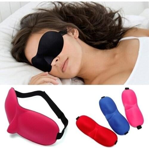 3D Sleep Mask Natural Sleeping Eye Mask Eyeshade Cover Shade Eye Patch Women Men Soft Portable Blindfold Travel Eyepatch 1Pcs