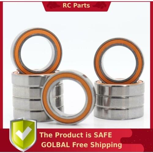6701RS Bearing ABEC-3 ( 10 PCS ) 12x18x4 mm Thin Section 6701-2RS Ball Bearings 61701RS 6701 2RS With Orange Sealed