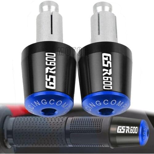 CNC Motorcycle Handlebar Grips For Suzuki GSR600 2011 2012 2013 2014 2015 2016 2017 2018 2019 GSR 600 Handle Bar Cap End Plugs