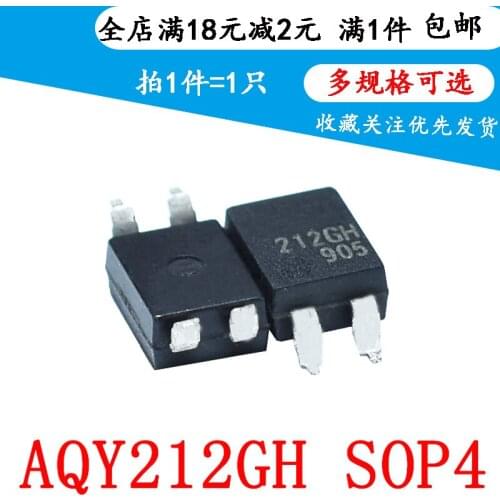 AQY212GH 212GH Direct plug DIP-4/ SMD SOP4 optocoupler solid state relay