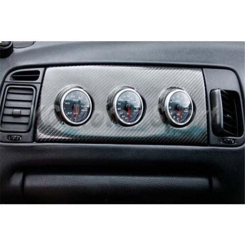 Car Accessories Carbon Fiber Gauge Pod CoverFit For 1993-1998 MK4 MKIV JZA80 RHD Gauge Pod Cover