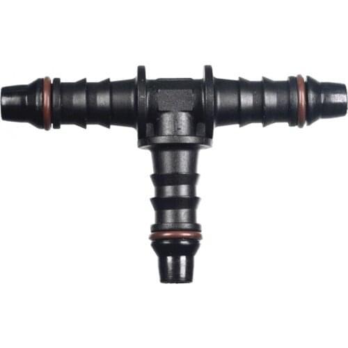 Free shipping high quality Equal T type fuel connector fuel plastic T fitting For engine