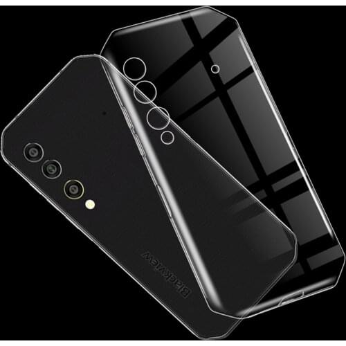 For Blackview BL6000 Pro 5G Clear Case Transparent Crystal TPU Soft Cover for Blackview BL6000 5g Back Phone Anti-knock Bags