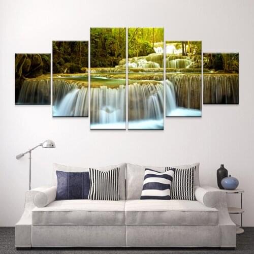 Canvas Oil Painting Cuadros Decoracion Multi Panel 5 Piece Wall Art Living Room Pictures Decorativos Modern Photos (No Frames)