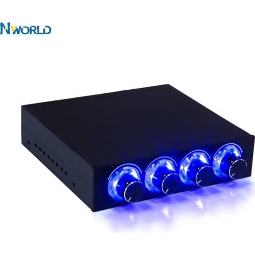 Nworld Fan Speed Controller Up To 4 Sets Of PC Computer Fans GDT Controller And CPU HDD VGA For cpu Cooler Heatsink Case Cooler