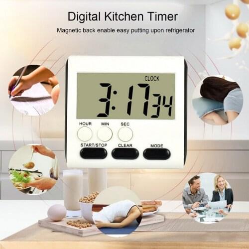 Kitchen Timer 24-hour Electronic Timer Digital Reminder Alarm Clock Home Cooking Practical Supplies Cook Food Tools