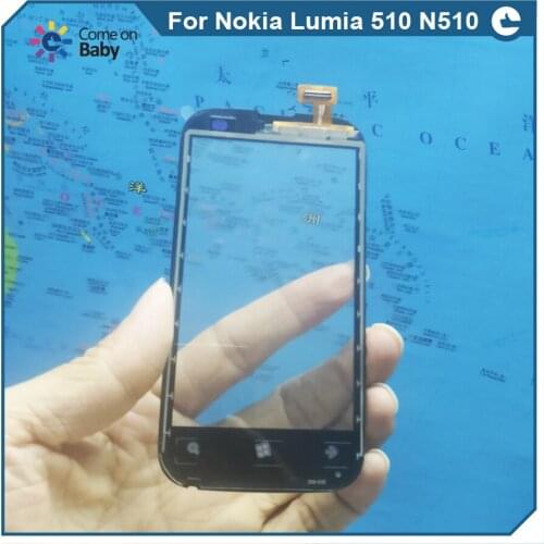 Best Quality 4.0'' For Nokia Lumia 510 N510 Touch Screen Digitizer Sensor Front Glass Lens panel